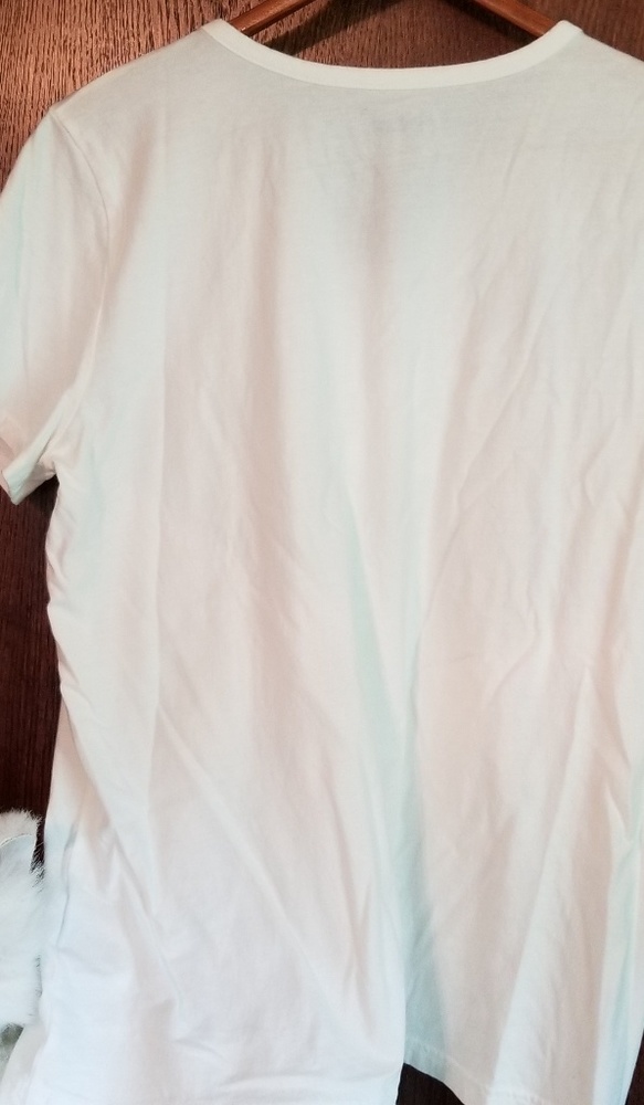 Basic Editions White Short Sleeved Tee - image 2